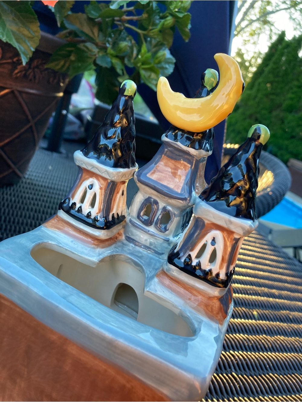 Blue Sky Hotel of Horrors candle holder - Picture 8 of 11